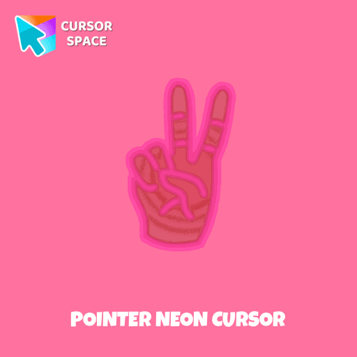 Pointer neon cursor pointer cursor